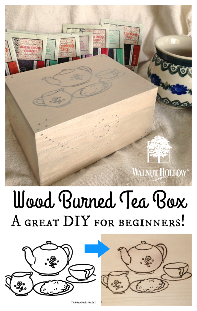 Wood Burned Tea Box Tutorial