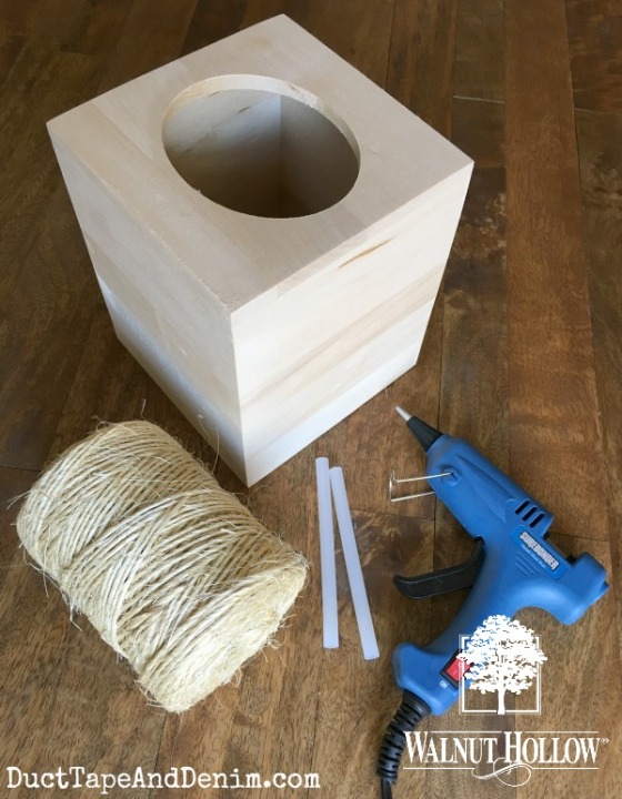 Supplies for my sisal tissue box. copy