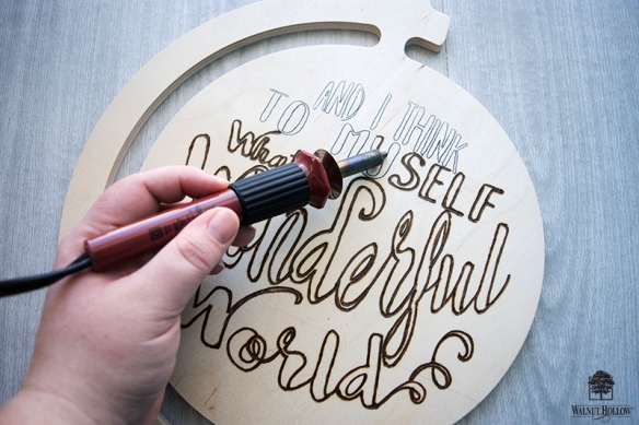 How to Wood Burn Letters (EASY) 