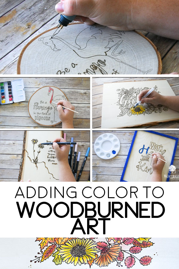 Add Color to your Wood Burning Projects